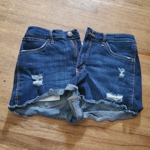 Abercrombie & Fitch Distressed Denim Shorts